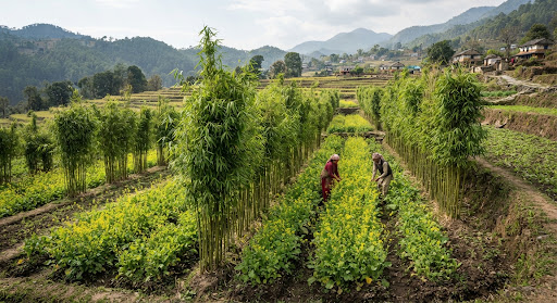 बाँससँग अन्तरबाली : एउटै जमिनबाट दोब्बर आम्दानी र दिगो कृषि समृद्धिको आधार